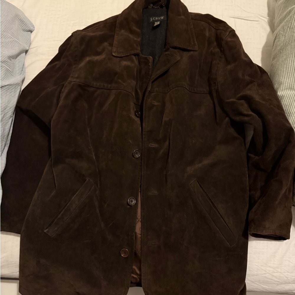 J. Crew Men's Brown Suede Jacket